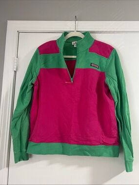EUC Vineyard Vines Pink & Green Shep Shirt